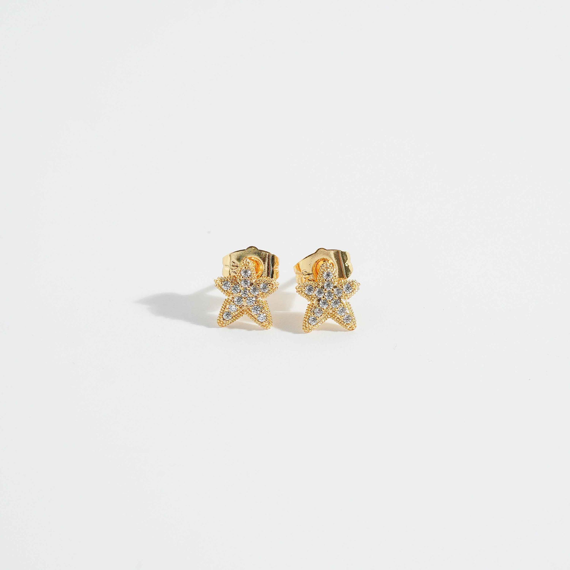 Star Gold Studs Earring