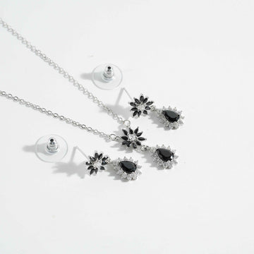 Magnus Teardrop Pendant Set matching necklace and earring jewellery set for women Pakistan