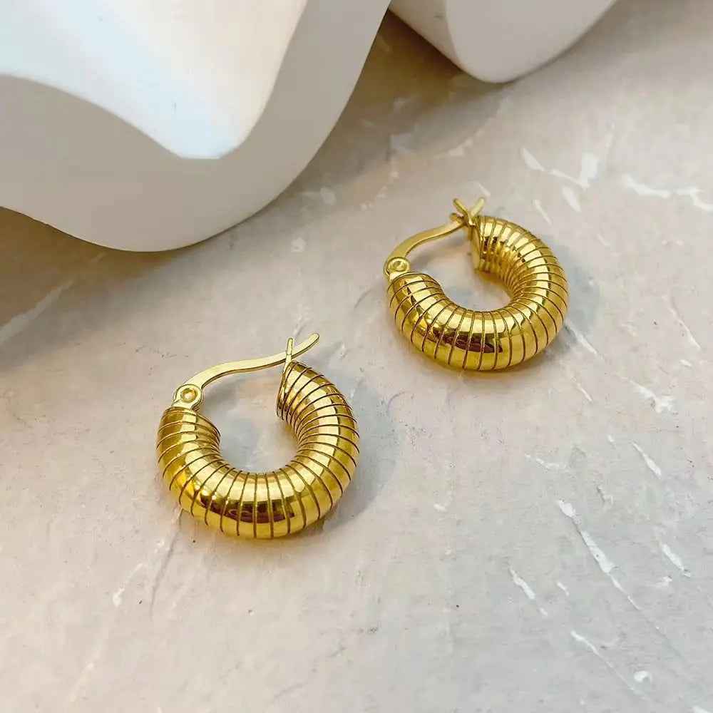 Larva Hoop Earrings