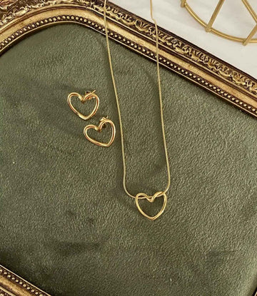 Sleek Heart Set – jewelry set for women | Magnus