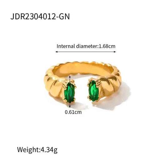 Golden Mint Ring