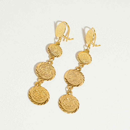 Goldisk Dangle Earrings – earring for women | Magnus