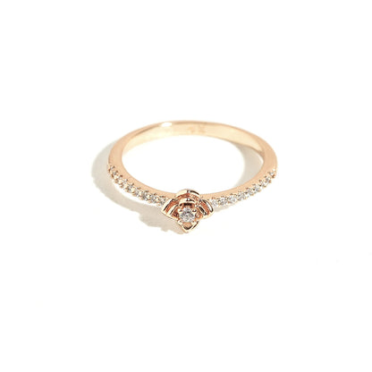 Diamond Rose Ring – close-up detail of design | Magnus