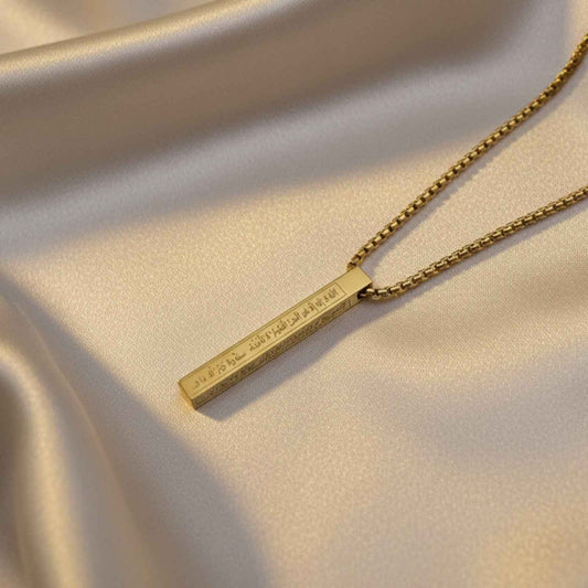 Verse Goldbar Necklace – pendant for women | Magnus