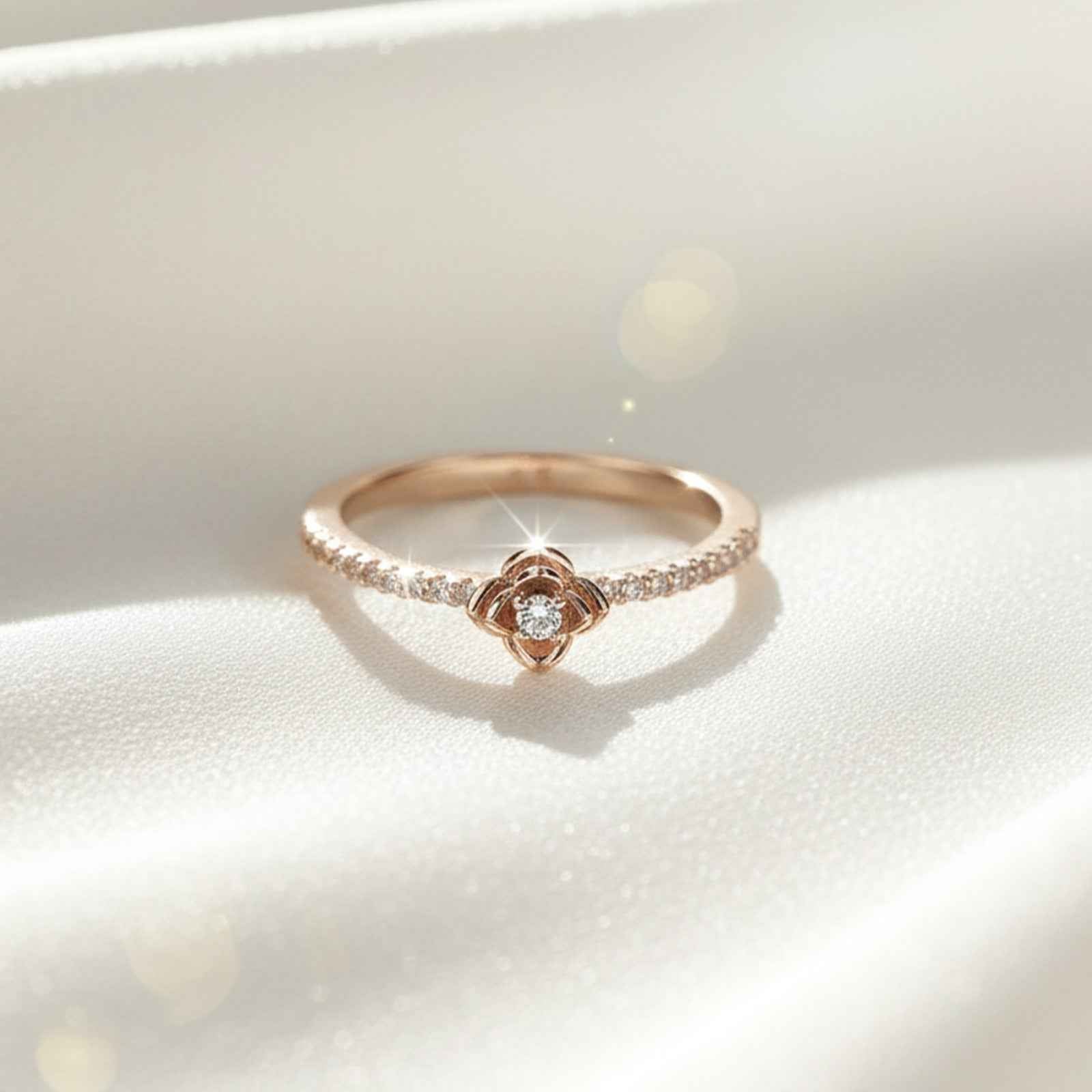 Diamond Rose Ring – ring for women | Magnus