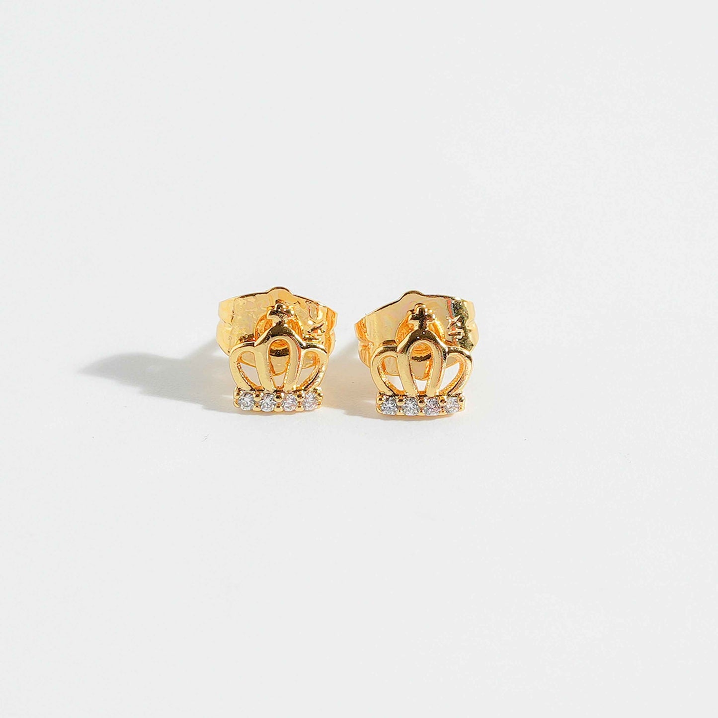 Cross Crown Studs Earring